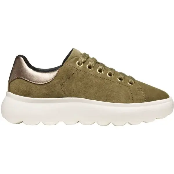 Geox D SPHERICA EC4.1 Dámska voľnočasová obuv, khaki, veľkosť