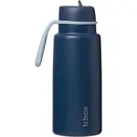 B.BOX MIDNIGHT 1 L Nerezová termofľaša so slamkou, tmavo modrá, veľkosť 1 L