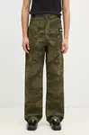 Bavlněné kalhoty Aries Camo Walking Trouser