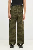 Bavlněné kalhoty Aries Camo Walking Trouser