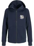 Jack & Jones Junior Mikina 'JJELogo'  tmavomodrá