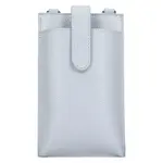 Dámska kožená kabelka na mobil a doklady Italia Dita – svetlo modrá