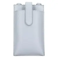 Dámska kožená kabelka na mobil a doklady Italia Dita – svetlo modrá