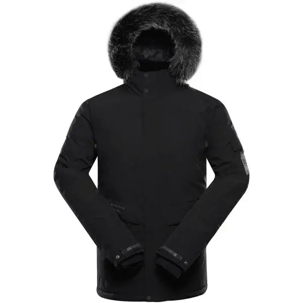 ALPINE PRO WERD 2 Pánská zimní bunda, černá, velikost 4XL