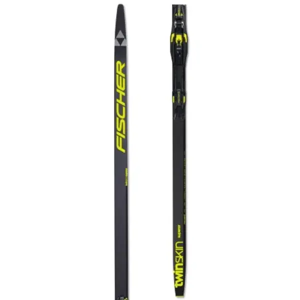 Fischer TWIN SKIN SUPERIOR MEDIUM SET + BDG RACE CLASSIC Bežky na klasiku s podporou stúpania, čierna, veľkosť