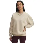 Under Armour ESSENTIAL FLC OS CREW Dámská mikina, béžová, velikost