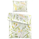 Esposa POVLEČENÍ, satén, zelená, bílá, 140/200 cm