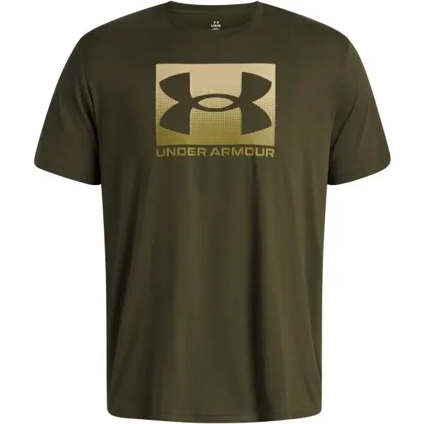 Under Armour BOXED SPORTS UPDATED Pánské tričko, khaki, velikost S