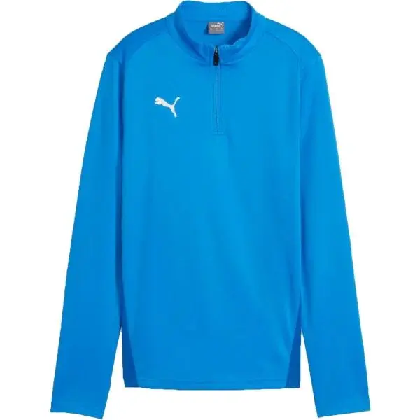 Puma TEAMGOAL TRAINING 1/4 ZIP TOP W Dámské sportovní triko, modrá, velikost