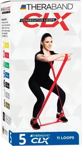 THERABAND Thera-Band CLX - modrý, extra silný