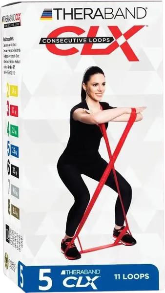 THERABAND Thera-Band CLX - modrý, extra silný