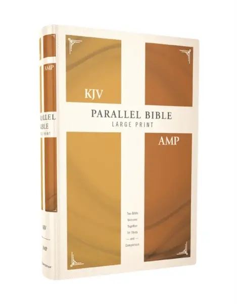 KJV, Amplified, Parallel Bible, Large Print, Hardcover, Red Letter - Zondervan