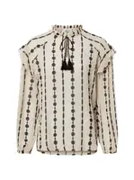 MORE & MORE Blúzka  nebielená / čierna