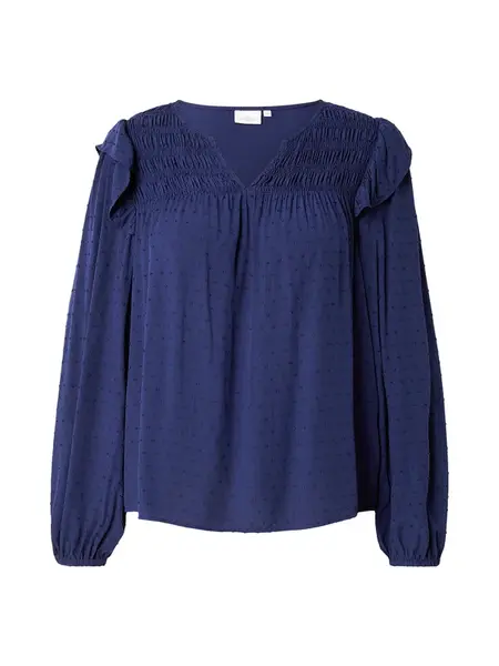 ONLY Carmakoma Blúzka 'CARLIDA'  tmavomodrá