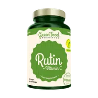 GREENFOOD NUTRITION Rutin + Vitamin C 90 kapslí