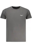 Šedé pánske tričko s krátkym rukávom