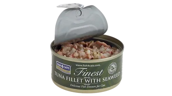 FISH4CATS Konzerva pro kočky Finest tuňák s mořskými řasami 70 g