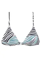 SUNSEEKER Bikinový top  svetlomodrá / čierna / biela