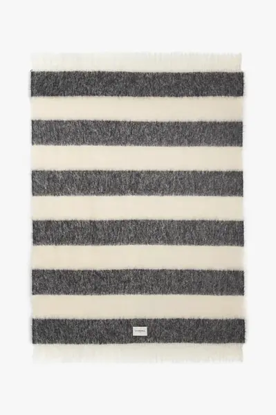 Vlnená deka La Mania Mohé Stripes 150 x 200 cm