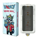 Wency Magic Box Privacy 5D Tvrzené sklo s jednoduchou aplikací, Xiaomi 14T Pro, černé