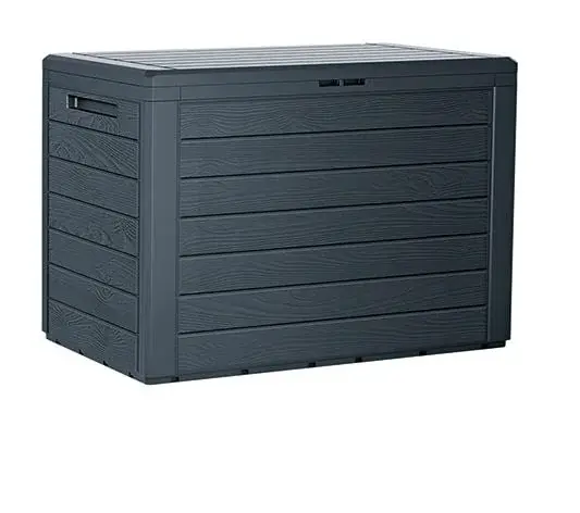 Záhradný box WOODEBOX 190 l - antracit 78 cm PRMBWL190-S433