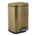 Spirella Spirella pedálový odpadkový kôš akira kartáčovaná nerez oceľ zlatá 5 l 10.21232