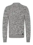 BLEND Sveter  sivá melírovaná