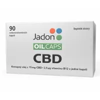 Jadon Oil Caps konopný olej 15mg CBD + Vitamin B12 90 kapsli