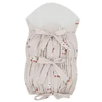 EKO Zavinovačka šnurovacia s kokosovou vyberateľnou vložkou Bees Beige 75x75 cm