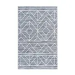 Kayoom KOBEREC TKANÝ NA PLOCHO, 120/180 cm antracitová