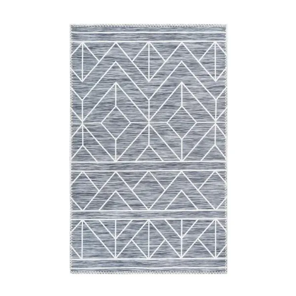 Kayoom KOBEREC TKANÝ NA PLOCHO, 120/180 cm antracitová