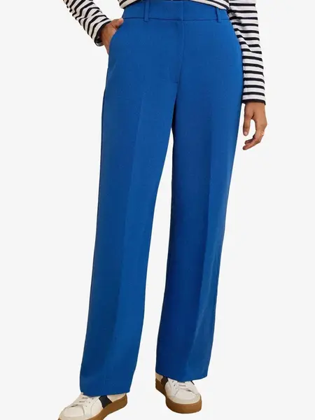 love & roses Nohavice s pukmi  modrá