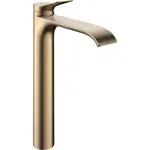 Hansgrohe Vivenis vysoká umývadlová batéria s výpusťou kartáčovaný bronz 75044140