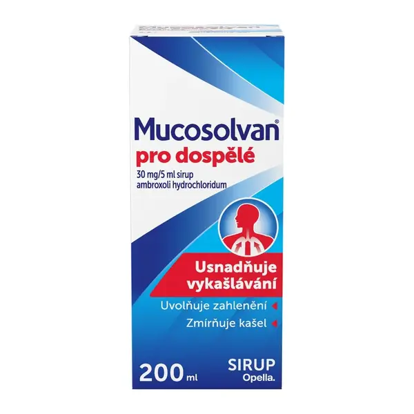Mucosolvan pro dospělé 30mg sirup 200ml