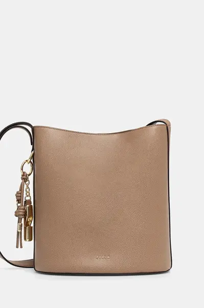 Kožená kabelka Furla