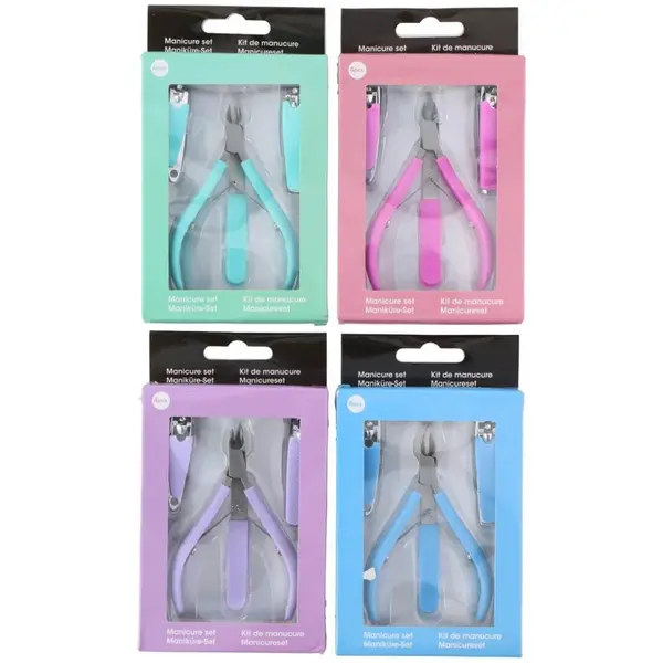 Manikúra s pohodlnými gumovými rukoväťami-MOVEO