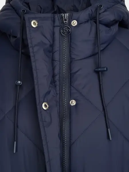Tmavomodrý dámsky prešívaný kabát ORSAY