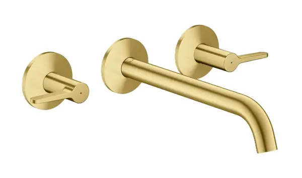 Axor One - Vanová baterie pod omítku, 3-otvorová instalace, kartáčovaná mosaz 48431950