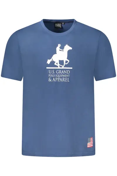 US GRAND POLO SHORT SLEEVE T-SHIRT MEN BLUE