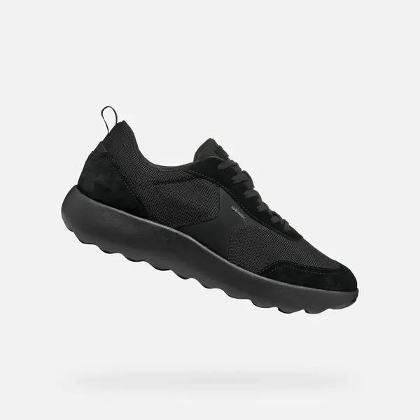 Black men's sneakers Geox Xtors - Men's