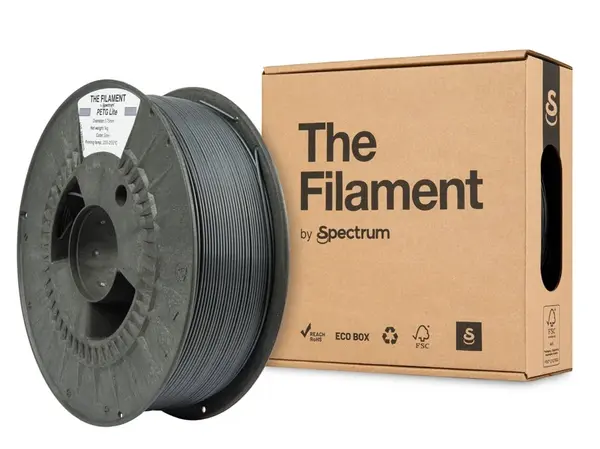 "The Filament" by Spectrum TF-24244, PETG Lite, 1.75mm, GREY, 1kg
