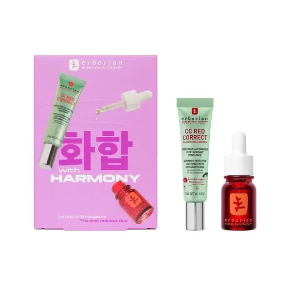 Erborian Skin Therapy Oil + CC Red Correct dárková sada 2 ks