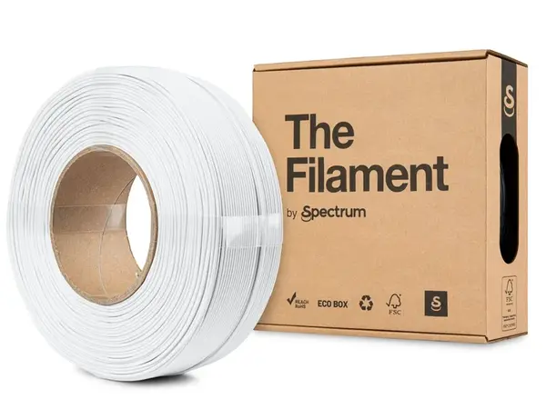 "The Filament" by Spectrum TF-24150, ReFill, PLA Matte, 1.75mm, SNOW WHITE, 1kg