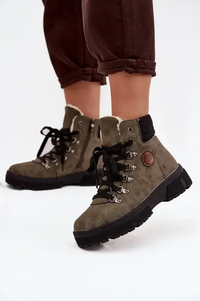 Dámské kotníkové boty na platformě