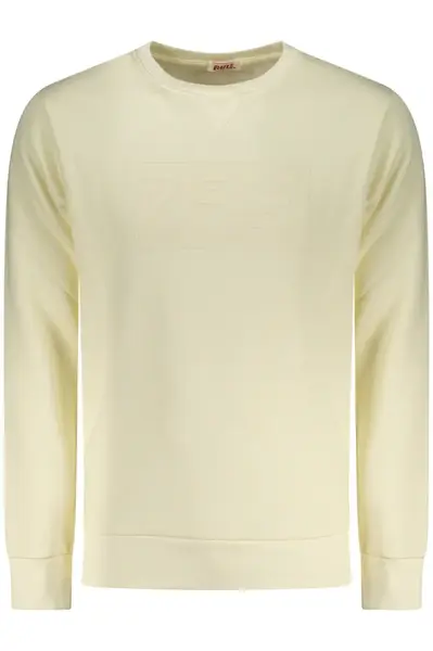 Krémová mikina bez kapucne