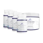 Energyflex balíček kompletná regenerácia MAX (2x MSM + Vitamín C, Nerv/10, Magnézium, Revitablend Jahoda-Limetka)