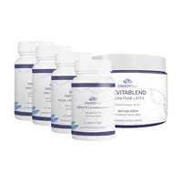 Energyflex balíček kompletná regenerácia MAX (2x MSM + Vitamín C, Nerv/10, Magnézium, Revitablend Jahoda-Limetka)