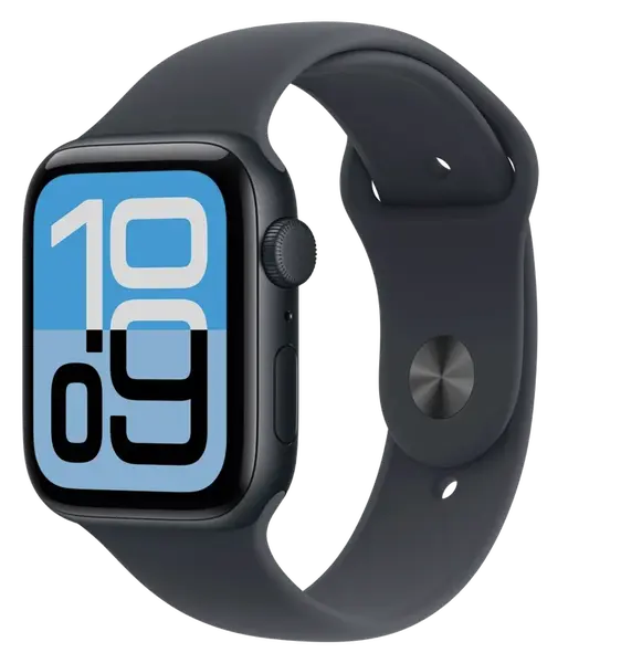 APPLE Watch SE 3 44mm Temne atramentový hliník s atramentovým športovým remienkom M/L