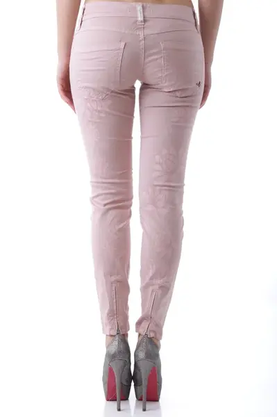 Sexy Woman dámské džíny s květinovým vzorem