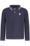 NORTH SAILS KIDS&#39; LONG-SLEEVED POLO SHIRT, BLUE